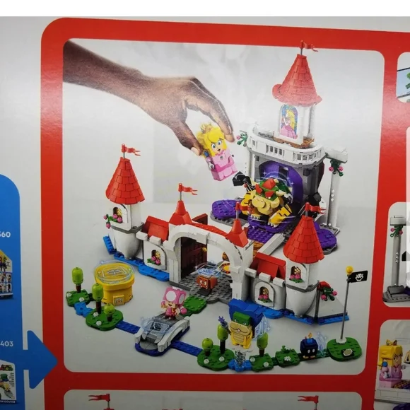 LEGO 71408 Super Mario: Peach’s Castle Expansion Set (1216pcs) NEW/SEALED - Picture 4 of 16